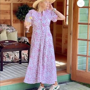 THE JULIA AMORY RUFFLE DRESS - PETAL CLAMBAKE